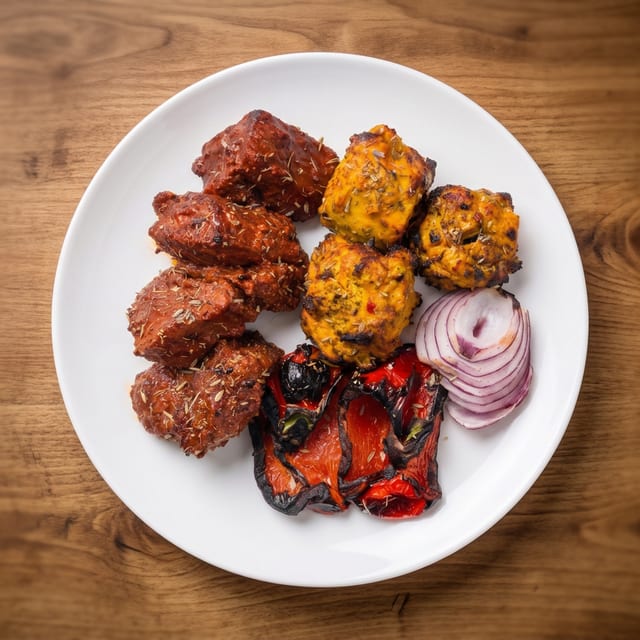 Mixed Shish Platter (Chicken & Lamb).